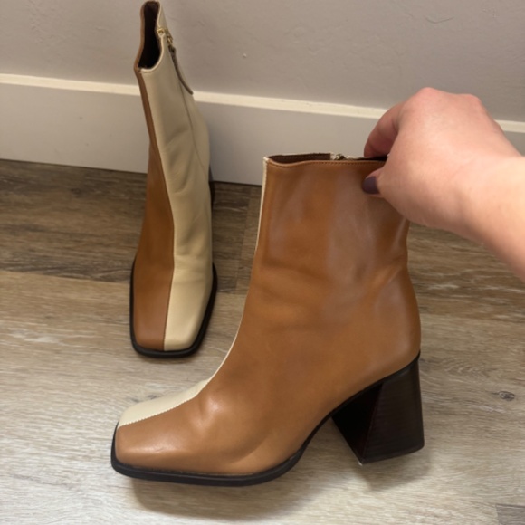 Alohas South Bicolor Boots - Camel & Beige - Picture 2 of 5
